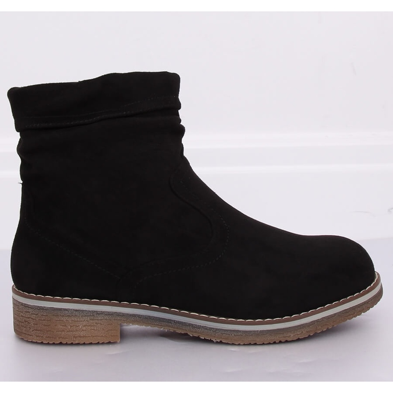 Black Black women's boots W862 Black 1