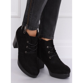 Black high heels shoes 8B883 Black 1