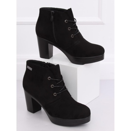 Black high heels shoes 8B883 Black 2