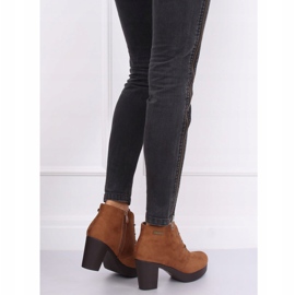 High-heeled shoes 8B883 Khaki brown 1