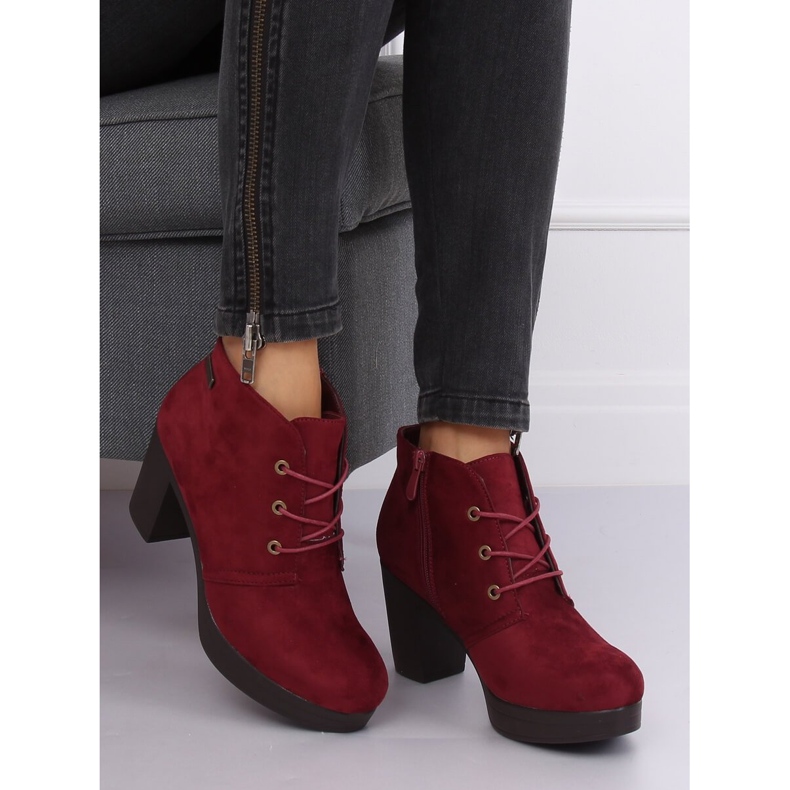 Maroon 8B883 Wine high heels red 2