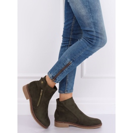 Green Jodhpur boots for women 8B908 Green 2