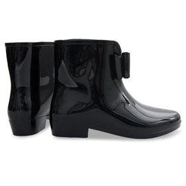 Wellington boots with bow NEW1 Black 1