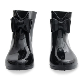 Wellington boots with bow NEW1 Black 2