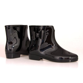Short Galoshes With A Bow SD97 Black 1