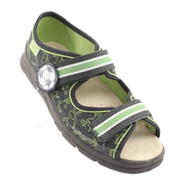Befado children's shoes 869Y131 grey green 2
