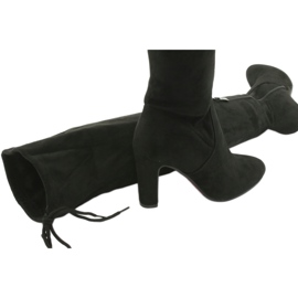 Black over-the-knee stretch boots Filippo 996 5 Black over-the-knee stretch boots Filippo 996 5