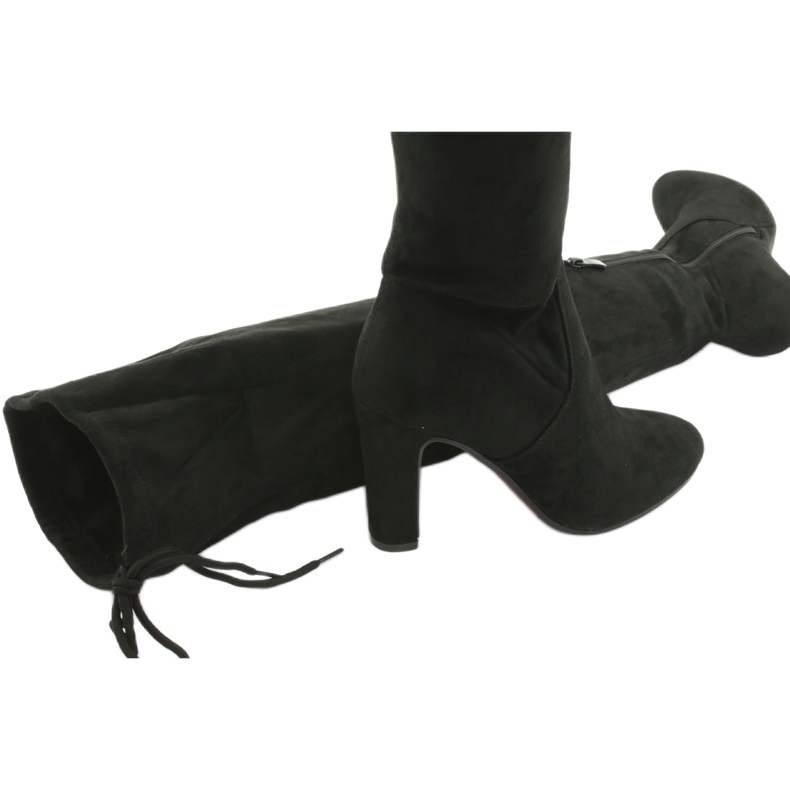 Black over-the-knee stretch boots Filippo 996 5