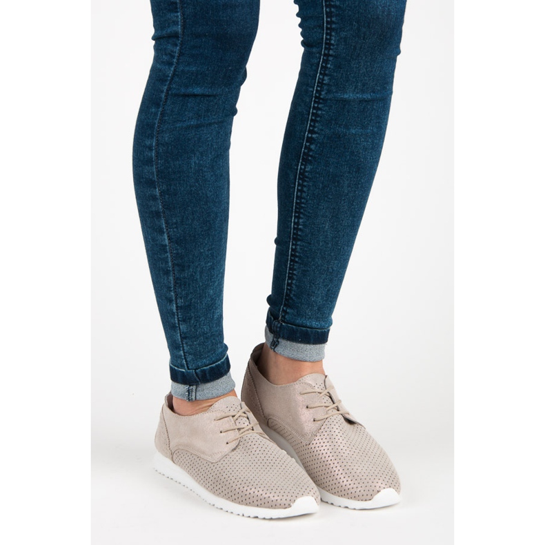 Tied VINCEZA shoes yellow 1 Tied VINCEZA shoes yellow 1