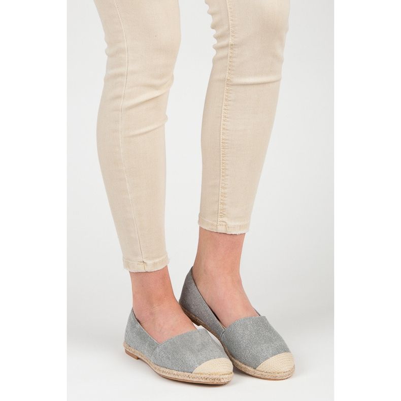 Bestelle Espadrilles With Glitter grey 1