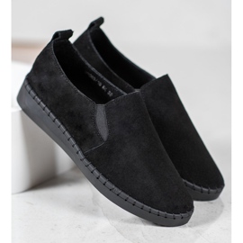 Filippo Leather Slip On Sneakers black 2 Filippo Leather Slip On Sneakers black 2