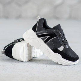 SHELOVET Tied Footwear On The Platform black 1