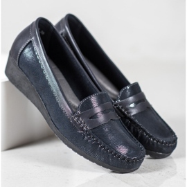 Comer Navy blue loafers 1