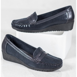 Comer Navy blue loafers 2