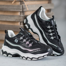 Yes Mile Sneakers With Glitter black 2 Yes Mile Sneakers With Glitter black 2