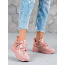 SHELOVET Pink Moro Sneakers 2