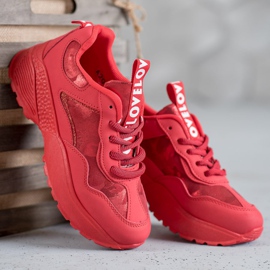 SHELOVET Moro Red Sneakers 1