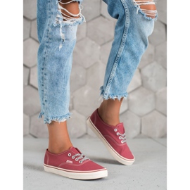 SHELOVET Comfortable sneakers red 2