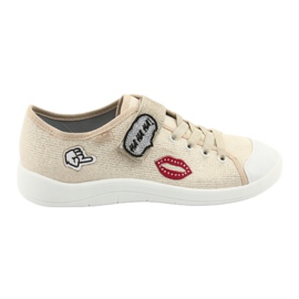 Befado children's shoes 251Q098 beige golden 1