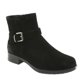 American Club SH04 black suede boots 1