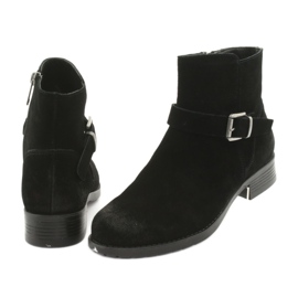 American Club SH04 black suede boots 4