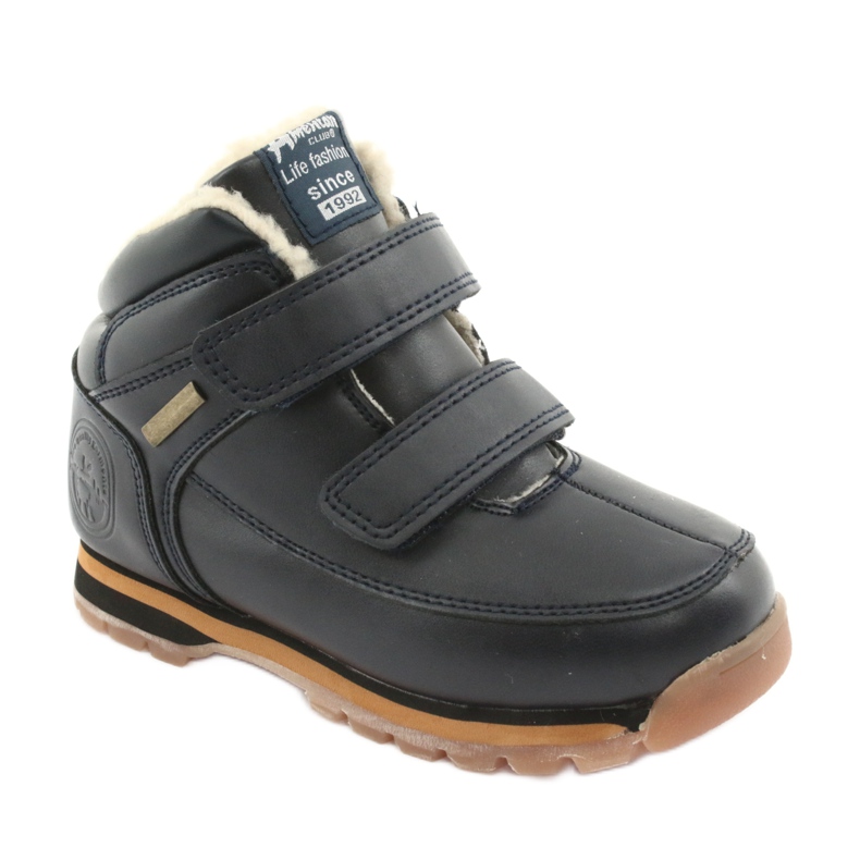 American Club Velcro boots boots American ES42 navy blue 1 American Club Velcro boots boots American ES42 navy blue 1