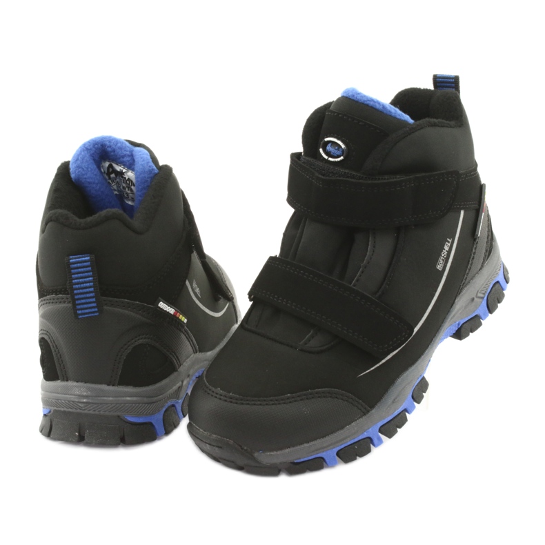 American Club Softshell boots with American WT64 membrane black blue 3