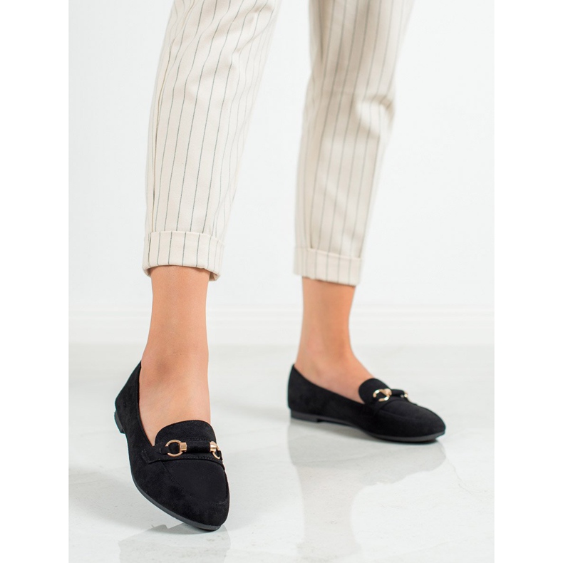 Nio Nio Suede loafers black 1