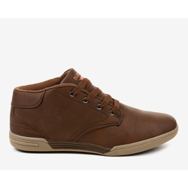 Men's brown sneakers 15M787 2 Men's brown sneakers 15M787 2