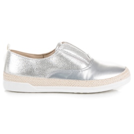 Silver Espadrilles grey 1