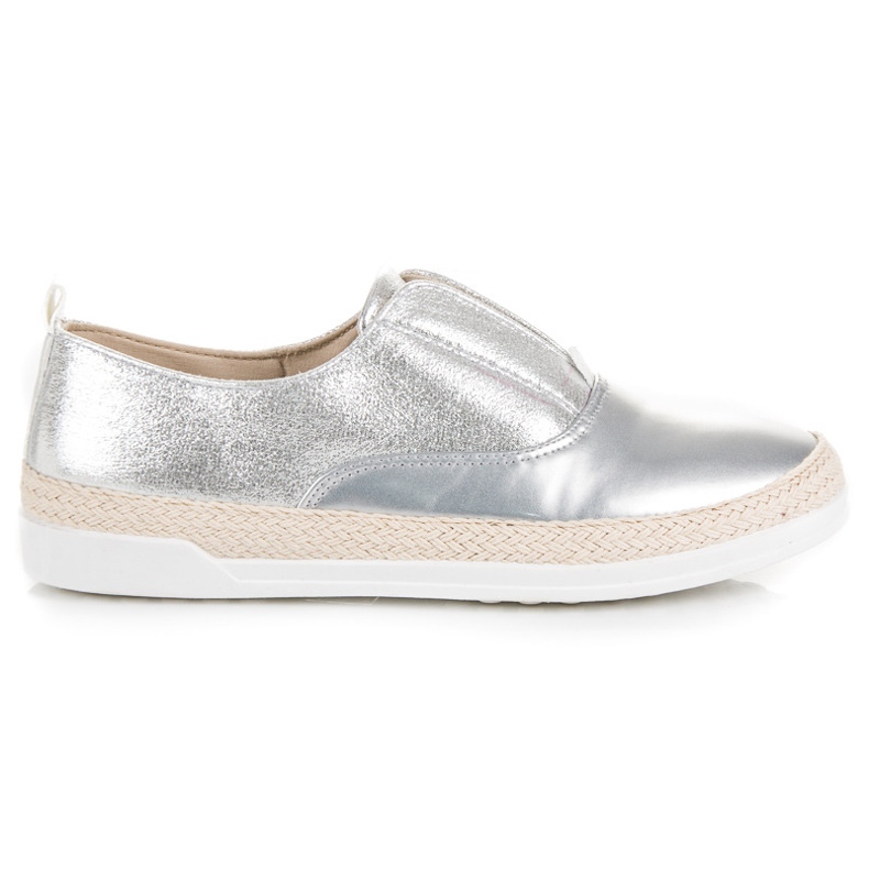 Silver Espadrilles grey 1