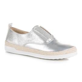 Silver Espadrilles grey 2