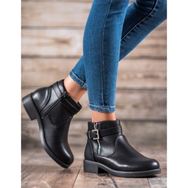 Abloom Black Eco Leather Booties 1 Abloom Black Eco Leather Booties 1
