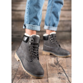 Super Me Insulated Trappers grey 1