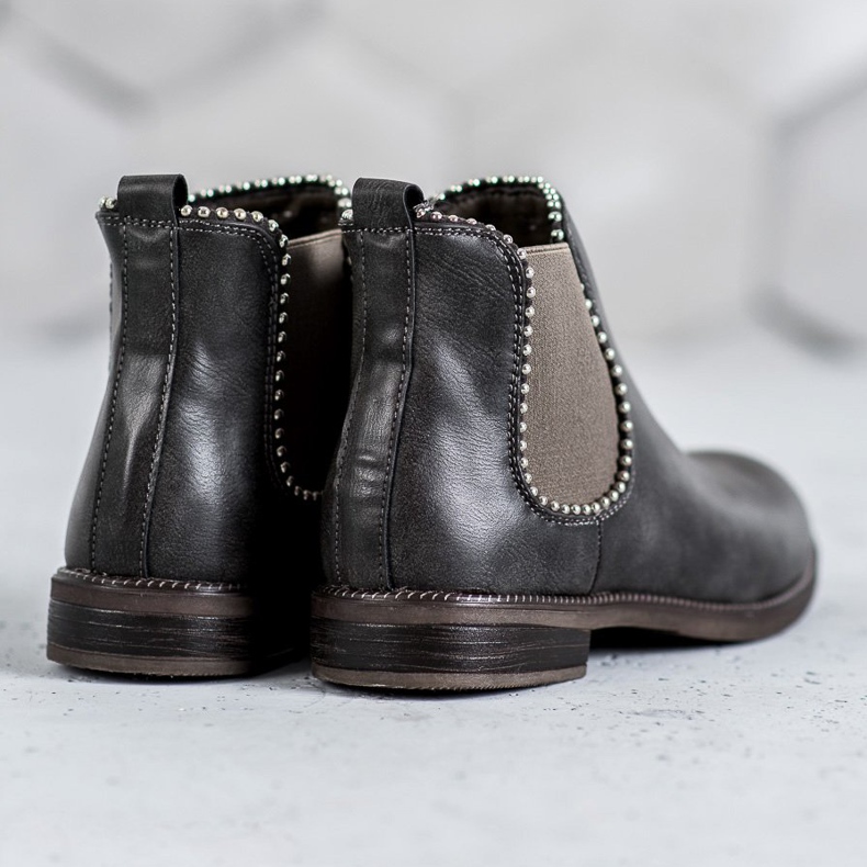 SDS Chelsea boots with jets grey 1