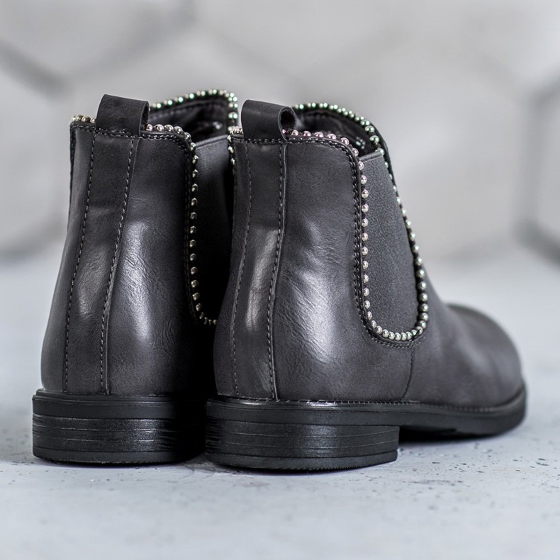 SDS Chelsea boots with jets grey 1