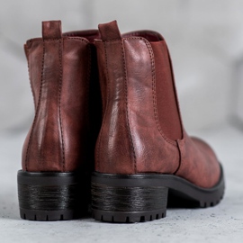 Jennika Boots On The Platform red 2