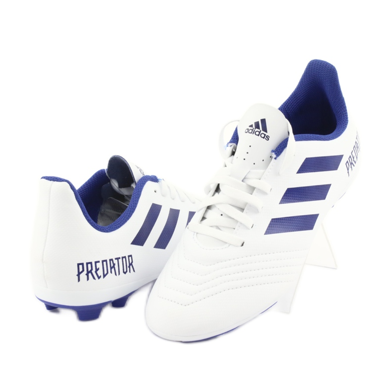 Adidas Predator 19.4 FxG Jr CM8542 football boots white 3