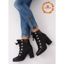 Black high heels 8992-PU Black 1