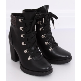 Black high heels 8992-PU Black 2