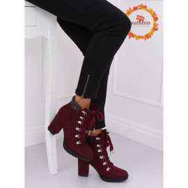 Maroon timber boots 8992 Wine Red 1