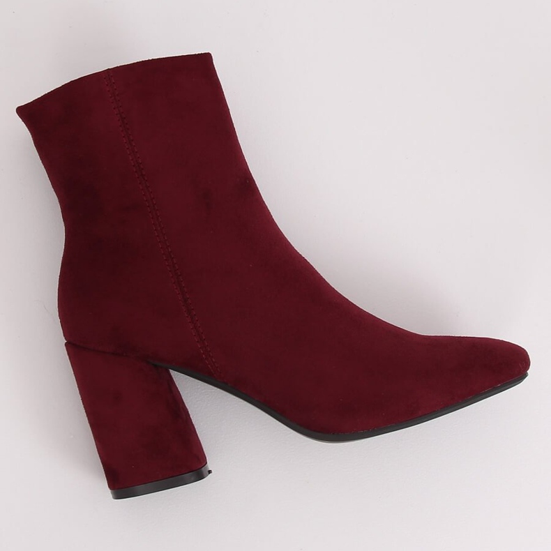 Maroon 3486 Wine Red high heels 1
