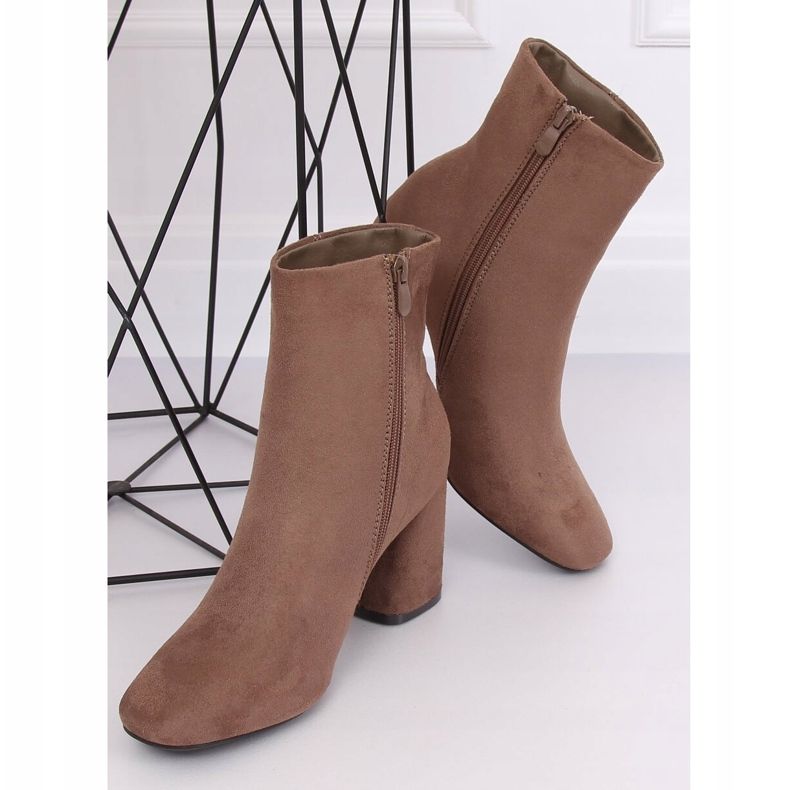 High heels beige 3486 Khaki 1