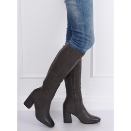 Gray High heels classic gray 5319 Gray grey 1