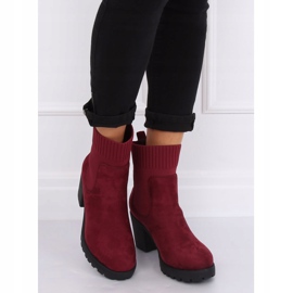 Maroon M370 Wine high heels red 2