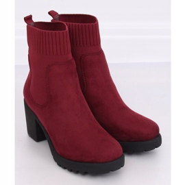 Maroon M370 Wine high heels red 1