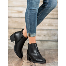 Anesia Paris Black Booties On A Post 2