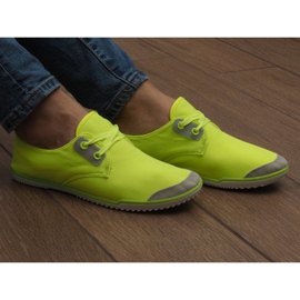Lycra 1603 Yellow Lace-Up Sneakers 2