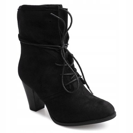 Boots On Heel KA732 Black 2