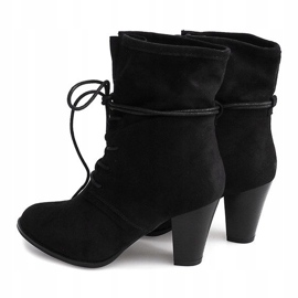 Boots On Heel KA732 Black 1